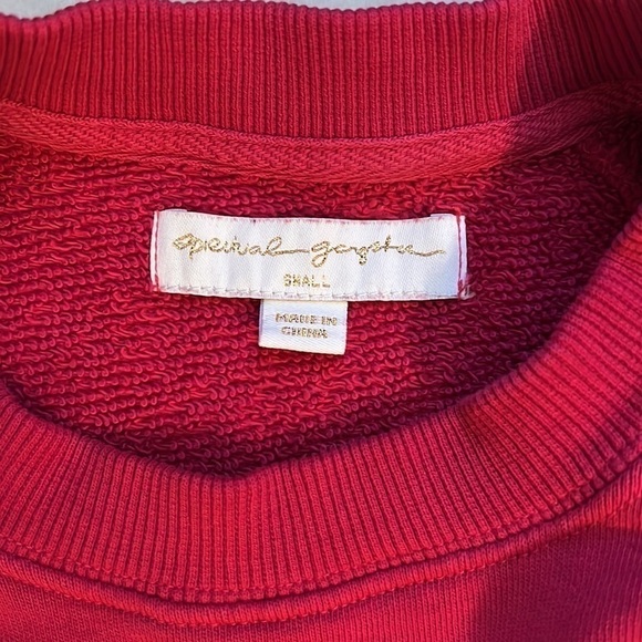 SPIRITUAL GANGSTER X PELOTON Let Your Spirit Move You Pink Crewneck Size Small - Picture 10 of 12